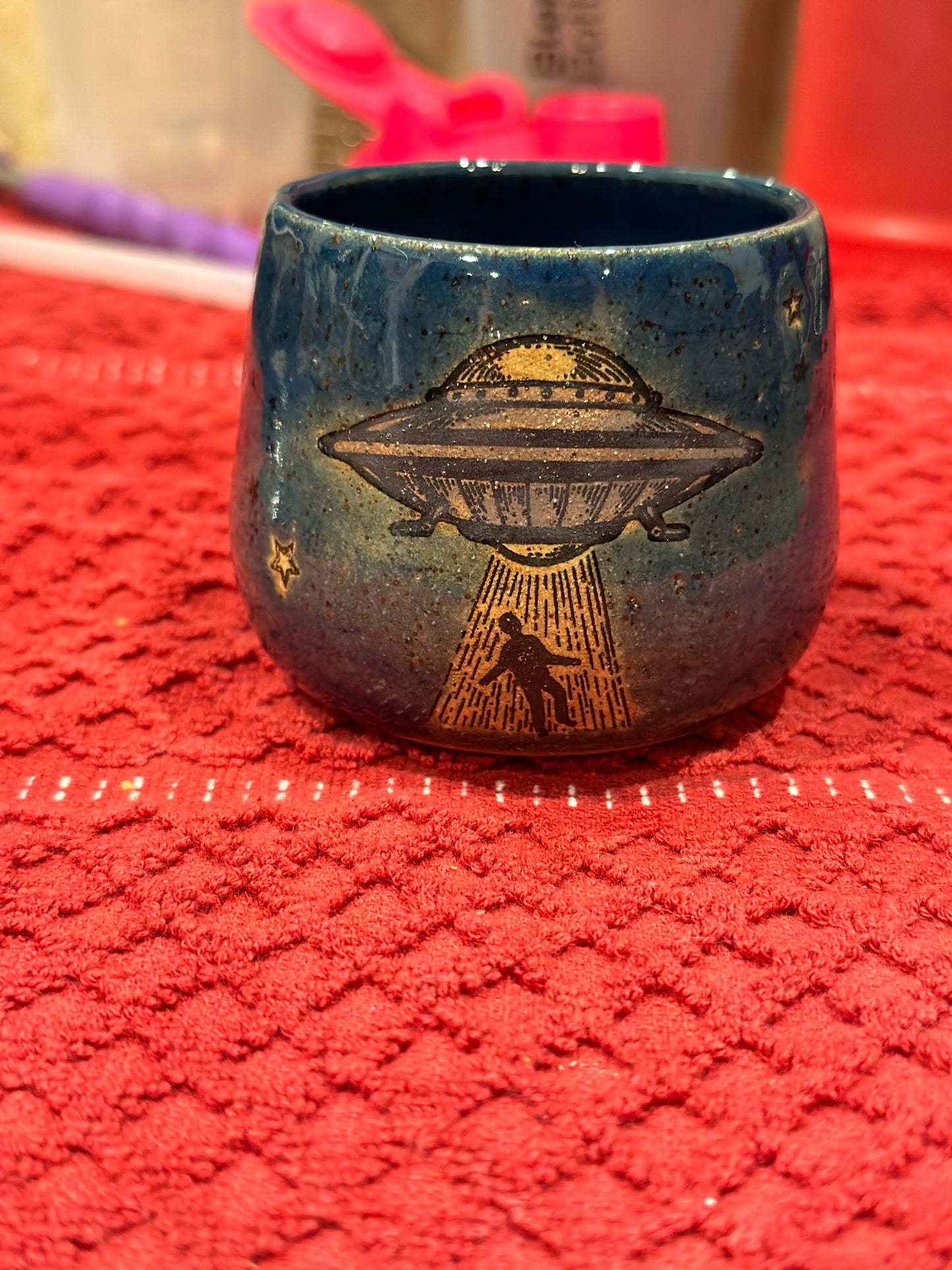 Cup - Blue Star UFO