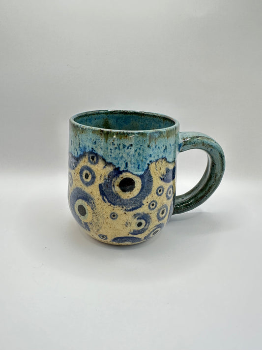 Mug 10 oz - Stoned Denim & Evil Eyes