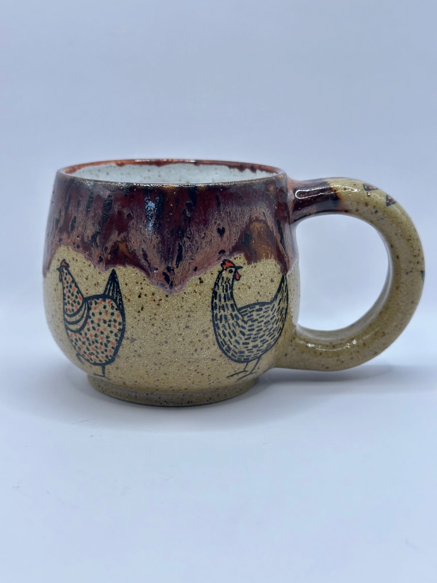 Mug 10 oz - Chickens Breakfast Peppered Plum