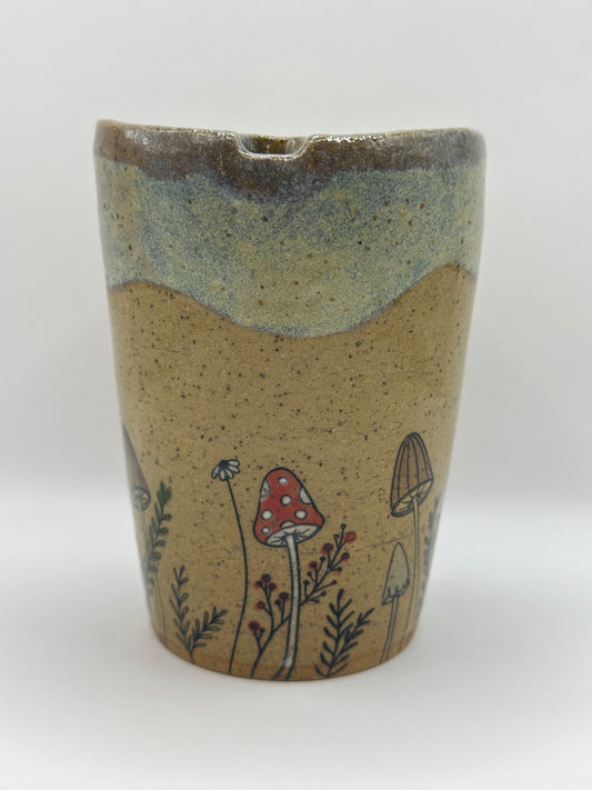 Travel Cup 12 oz - Shroomies Northern Lights