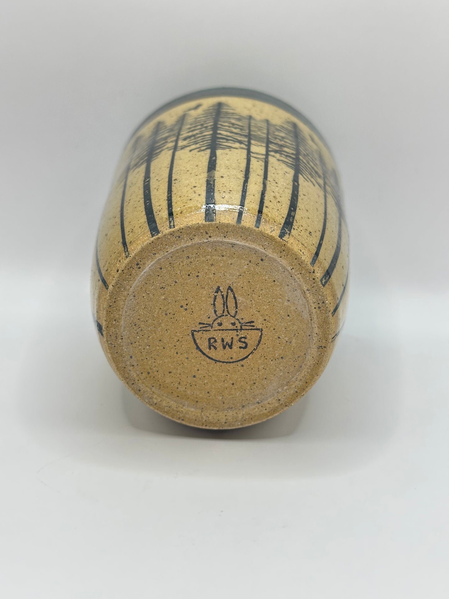 Travel Cup 12 oz - Forest Trees Stoned Denim