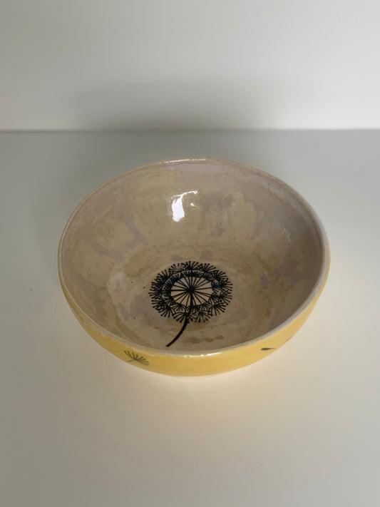 Bowl - Yellow Dandelion