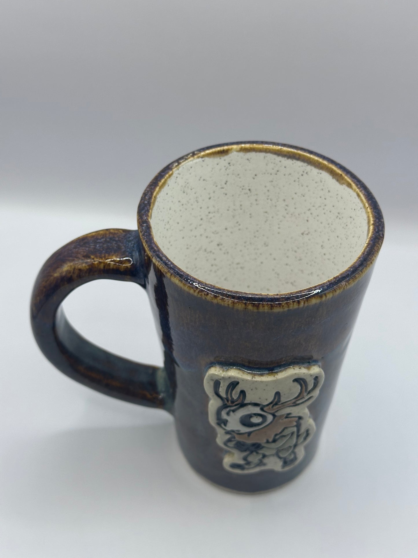 Mug 16 oz - Wendigo  - Iron Lustre & Oatmeal