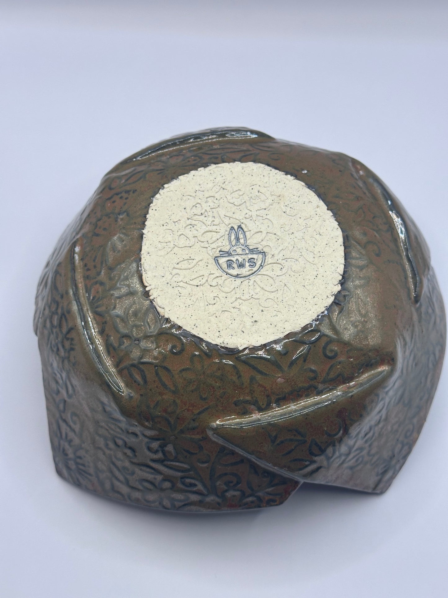 Bowl - Textured Origami - Tiger's Eye