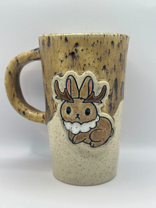 Mug 16 oz - Jackalope  - Sandstone