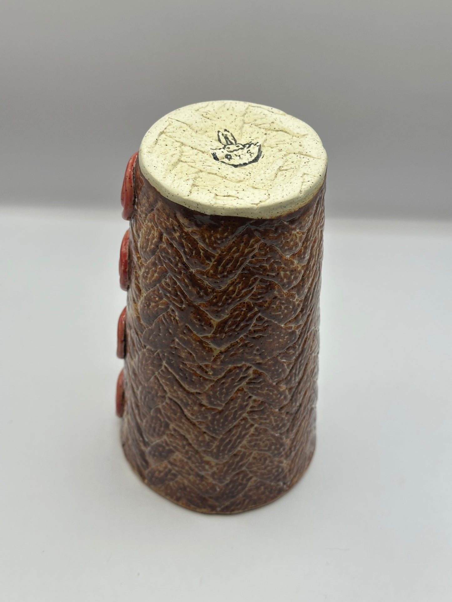 Cup 18 oz - Sweater Texture Buttons - Multiple Colors