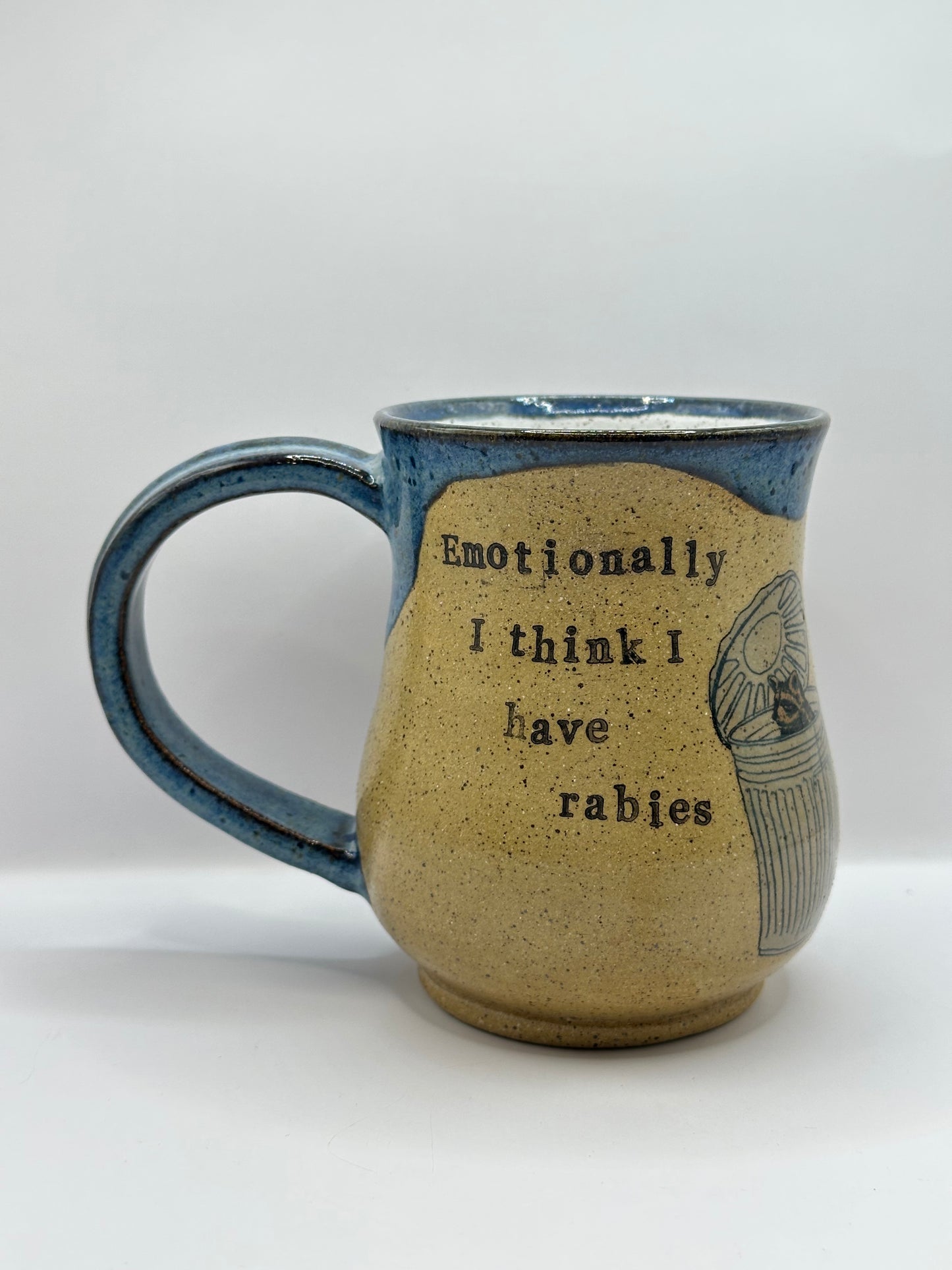 Mug 16 oz - Emotionally I Think I have Rabies - Multiple Colors