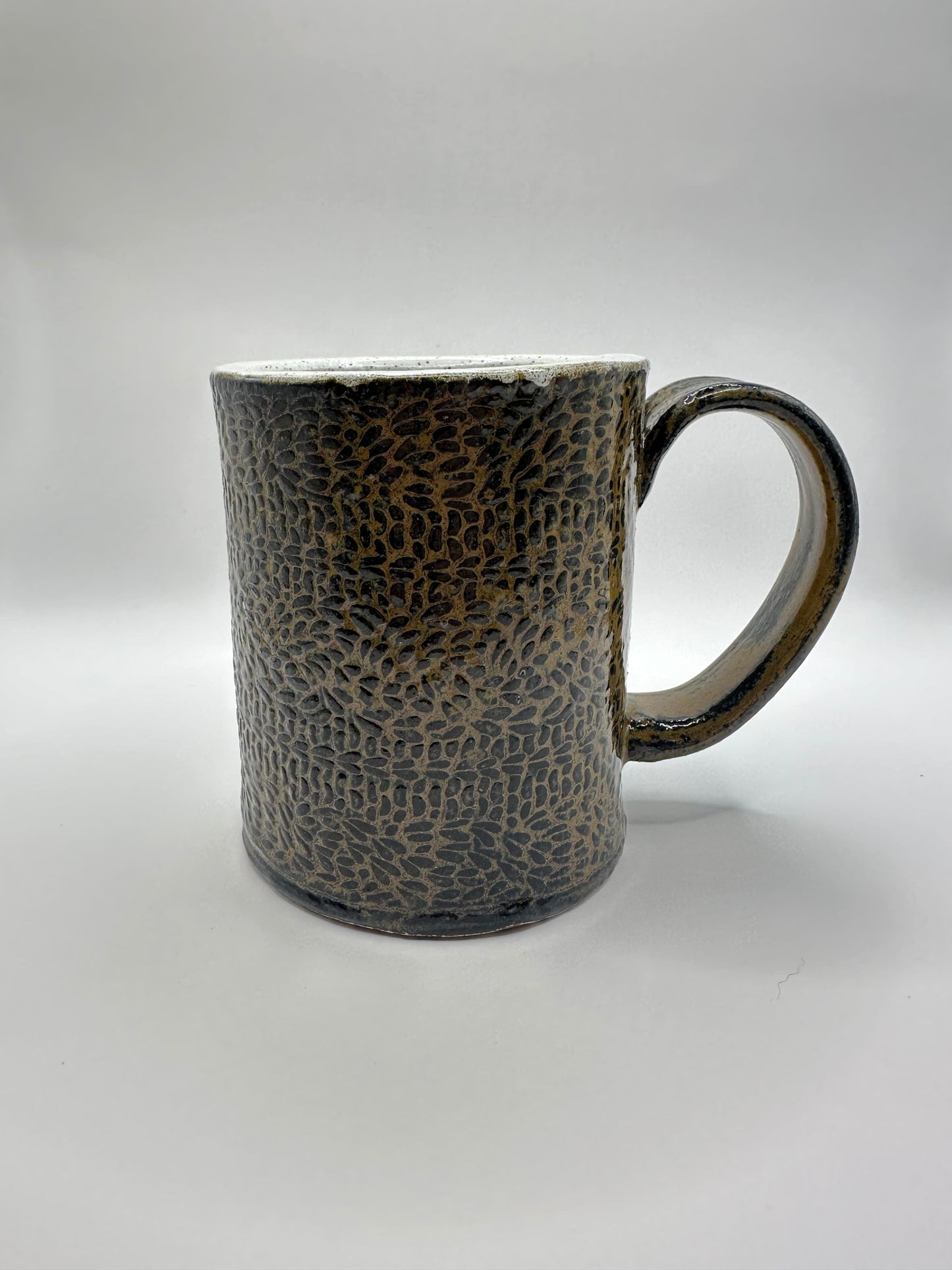 Mug 12 oz - Brown Sweater Texture