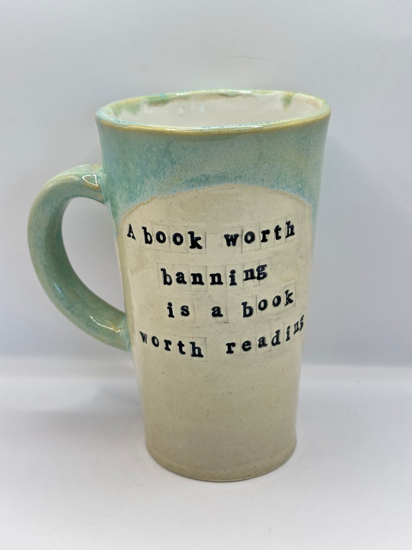 Mug 18 oz - Book Worth Banning - Multiple colors