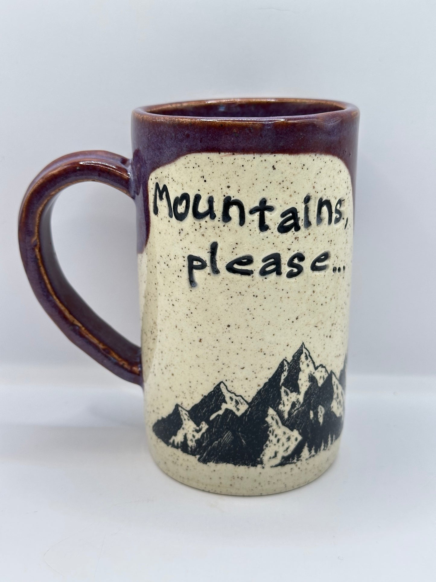 Mug 14 oz - Mountains Please - Multiple Colors